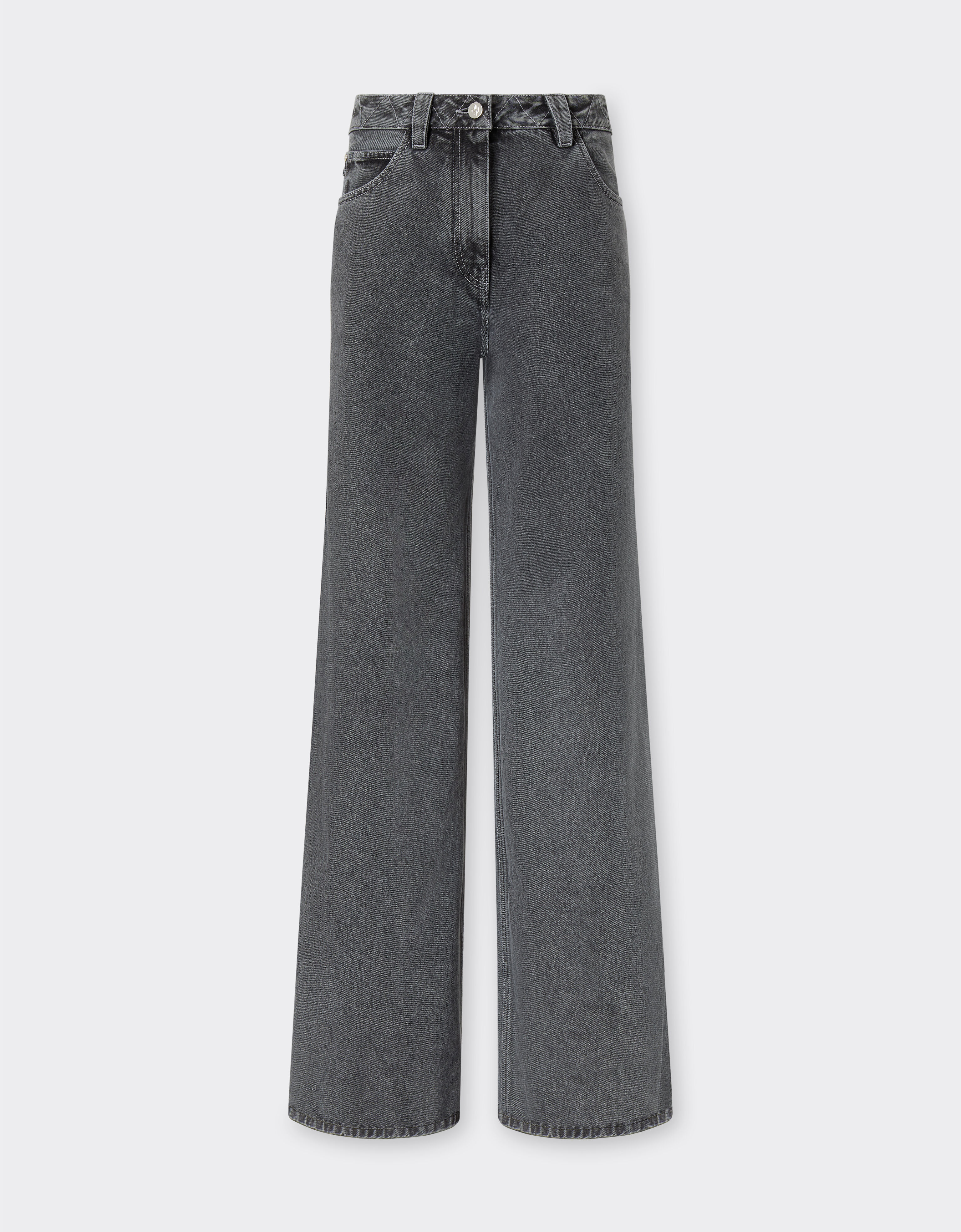 Dark marbled denim trousers Ferrari Dark marbled denim trousers Granite Gray 49946f