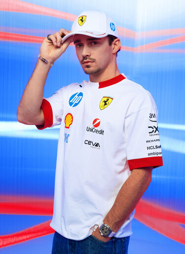 Ferrari Puma 与 Scuderia Ferrari HP 合作款迈阿密特别版 Leclerc 棒球帽 光学白 LA048f