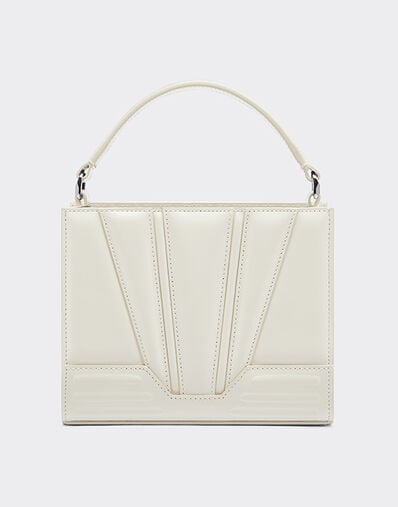 Ferrari Ferrari GT micro brushed leather tote bag Ivory 21463f