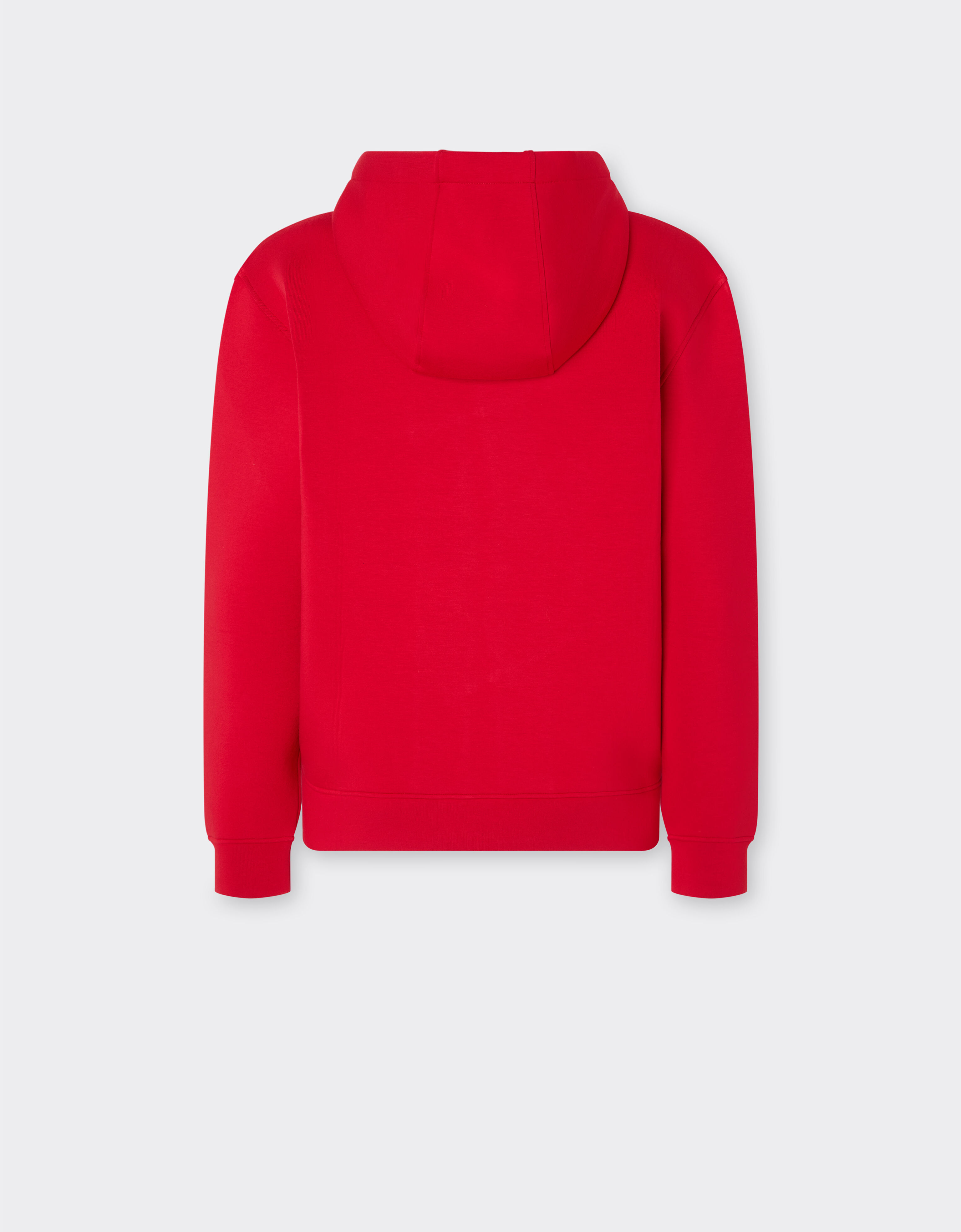 Ferrari Hooded sweatshirt in scuba Rosso Corsa 51158f