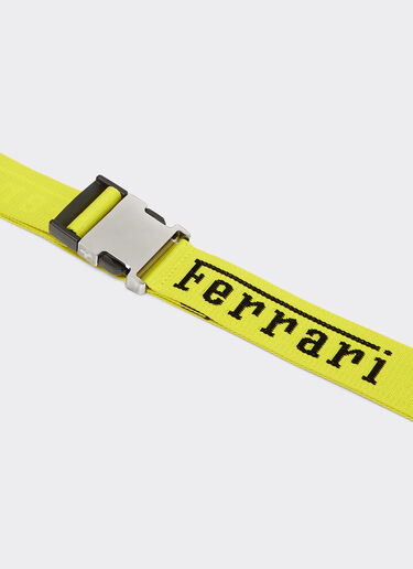 Ferrari 法拉利徽标提花腰带 黄色 20295f