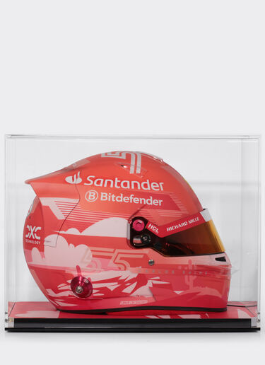 Ferrari 1:1比例 Carlos Sainz 拉斯维加斯2024特别版头盔 多色 F1475f