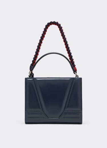 Ferrari 法拉利 GT 迷你皮革托特包 海军蓝 51200f