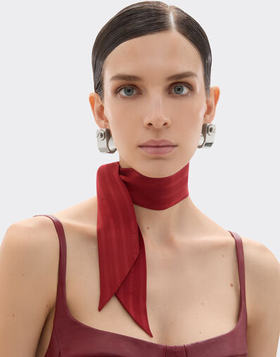 Ferrari Mini shelley in silk twill Maison Red 50389f