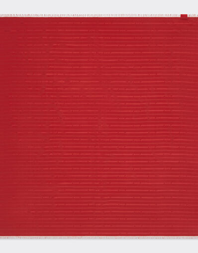 Ferrari Silk scarf with micro Ferrari logo Maison Red 50190f