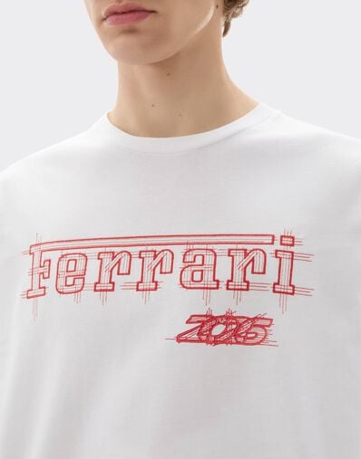 Ferrari Ferrari cotton T-shirt for the 2026 Monaco Grand Prix Bianco CJMTH0039JCO0045f