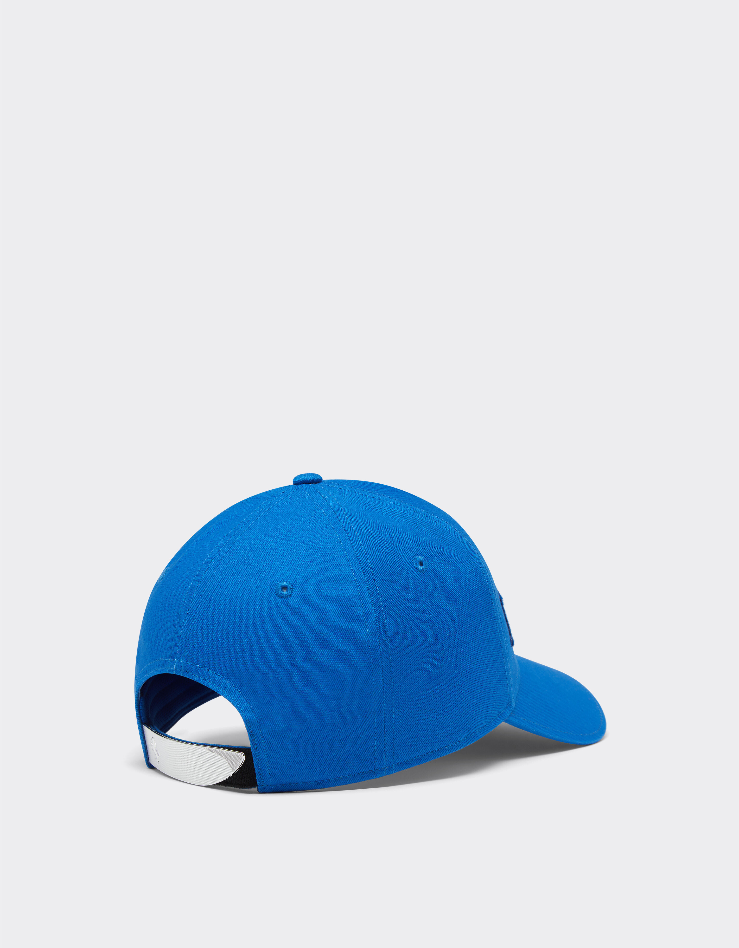 Ferrari 法拉利徽标刺绣棒球帽 Klein Blue 21580f