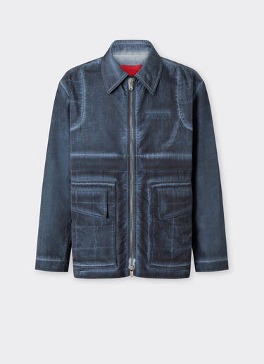 尼龙华达呢海军大衣 Ferrari 尼龙华达呢海军大衣 Ultramarine 50051f