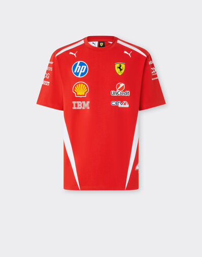 Ferrari Hamilton Replica Drivers Authentic 2026 Puma for Scuderia Ferrari HP T-shirt Red LA0H2f
