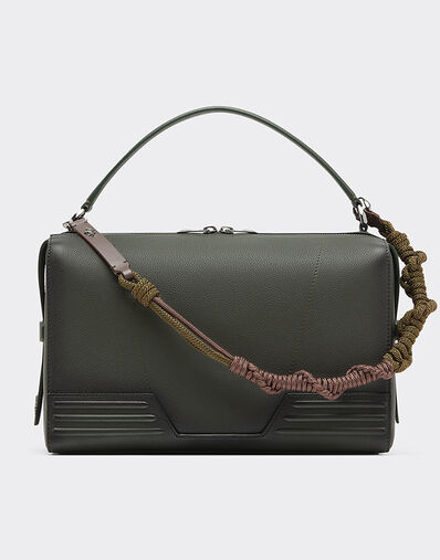 Ferrari 法拉利 Scoubidou 细节焕新 GT 渐变效果软质肩背包 军绿色 49879f