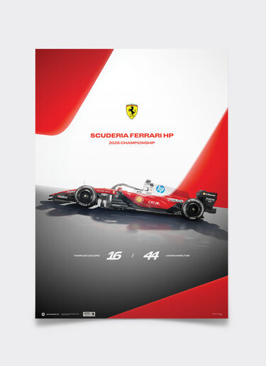 Official Ferrari SF-26 2026 Poster Ferrari Official Ferrari SF-26 2026 Poster Multicolor LE0P1203EXT0001f