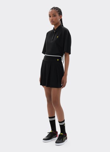  Technical piqué mini skirt Nero SJWSK0003JCO0023f