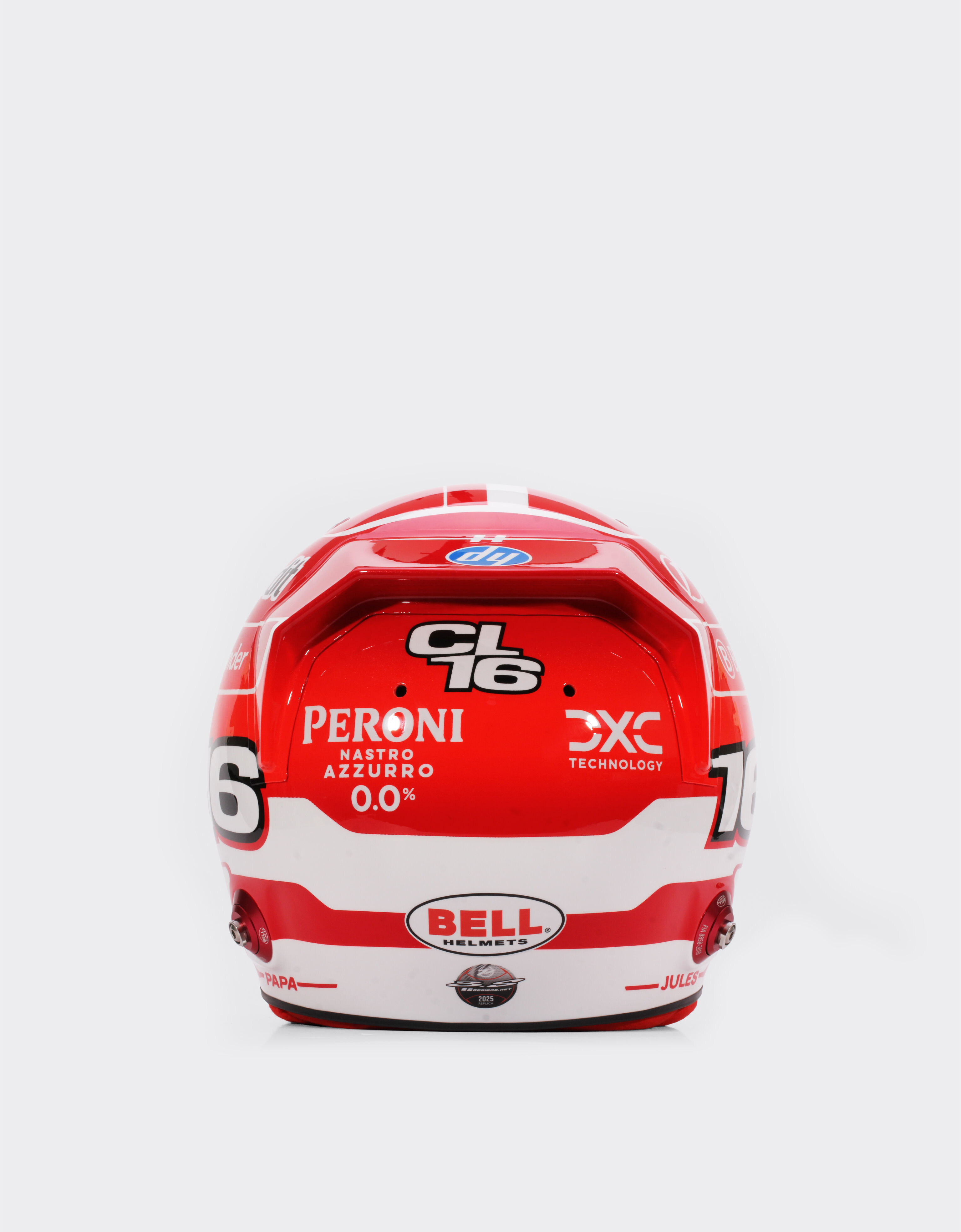 Ferrari 1:1比例2025 Charles Leclerc头盔 多色 LA079f