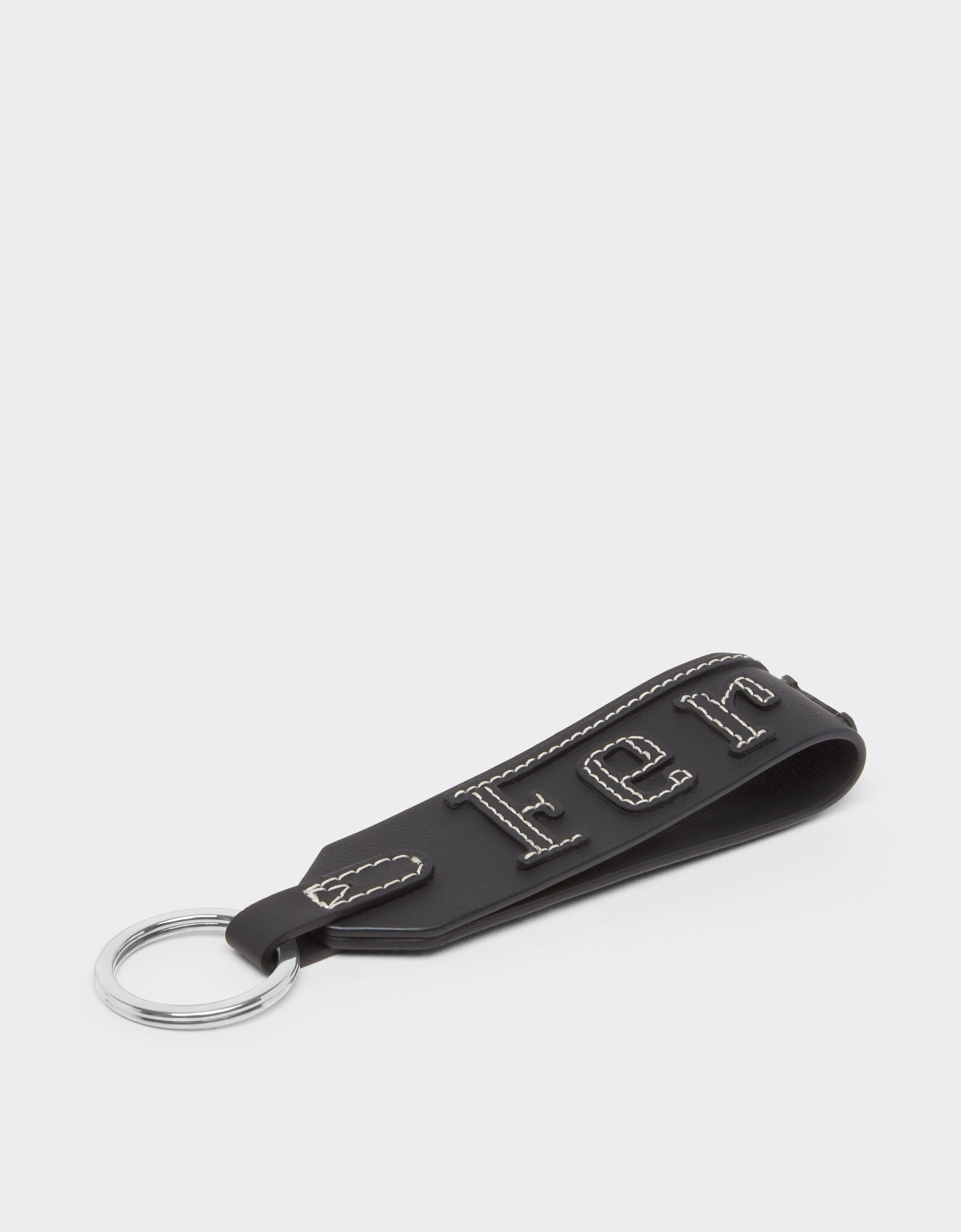 Ferrari Second Life 皮革钥匙扣 Black 22189f