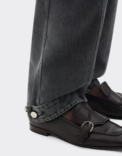 Ferrari Dark marbled denim trousers Granite Gray 49944f
