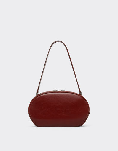 Ferrari La Ferrari Dino Tote Soft 亮面皮革托特包 Fired Brick 51325f