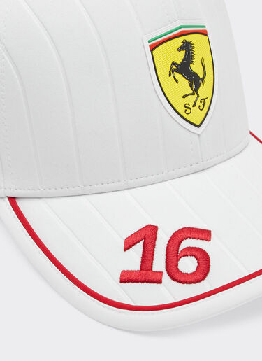 Ferrari Puma 与 Scuderia Ferrari HP 合作款迈阿密特别版 Leclerc 棒球帽 光学白 LA048f