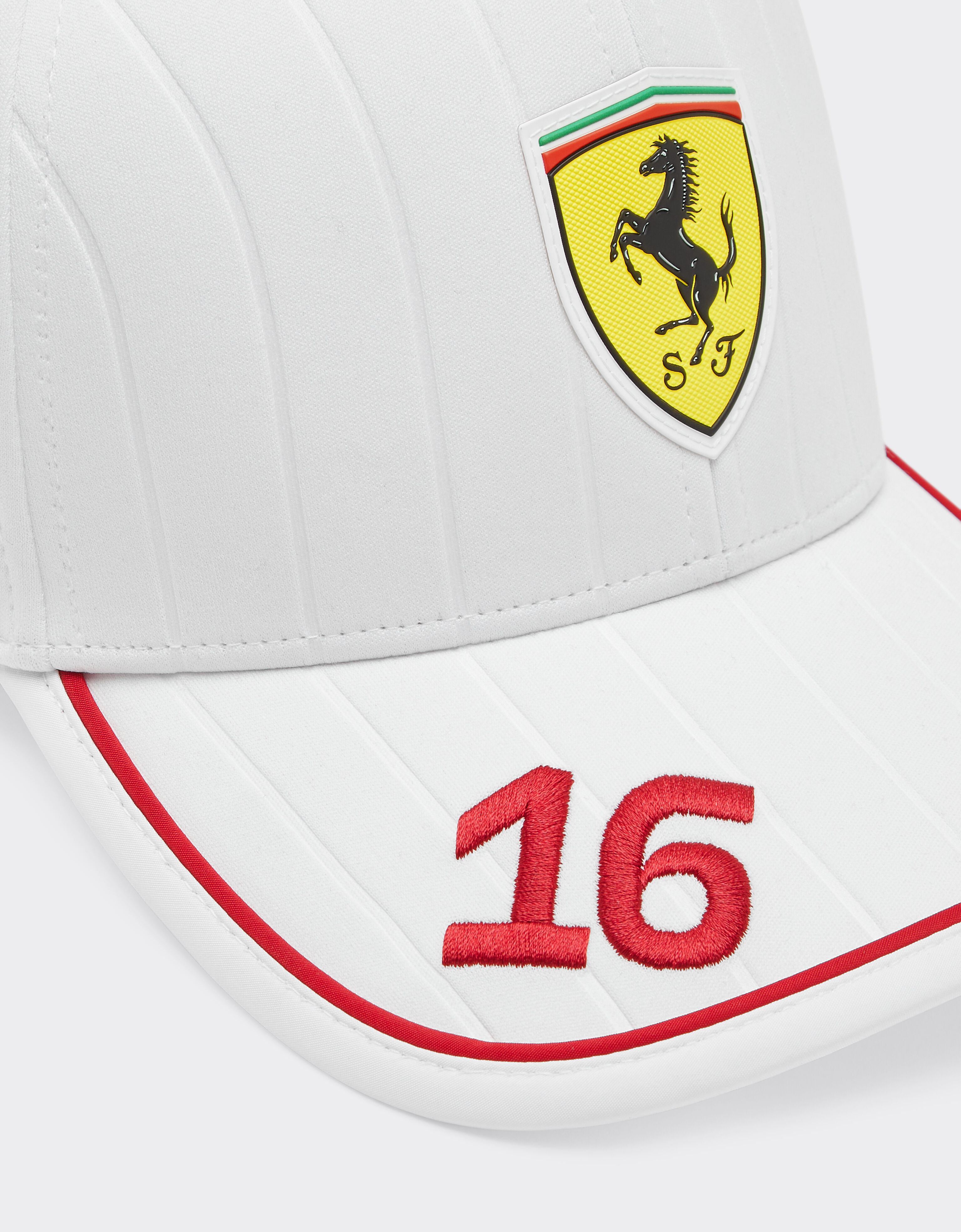 Ferrari Puma 与 Scuderia Ferrari HP 合作款迈阿密特别版 Leclerc 棒球帽 光学白 LA048f